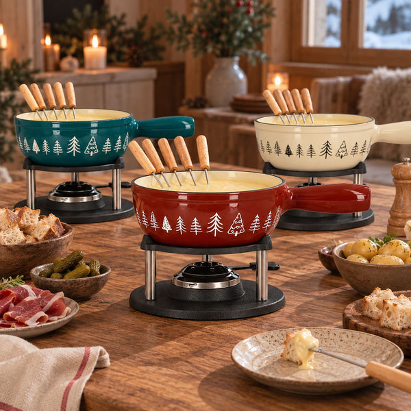 Montagne - Fondue Con 6 Tenedores - Hierro Fundido - 1,9 L