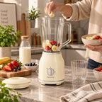 Rétro - Blender - Polypropen Och Glaskanna - 1,5 L