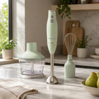 Retro - Multifunktionsblender 3-i-1 - Plastik og rustfrit stål