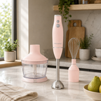 Retro - Multifunktionsblender 3-i-1 - Plastik og rustfrit stål