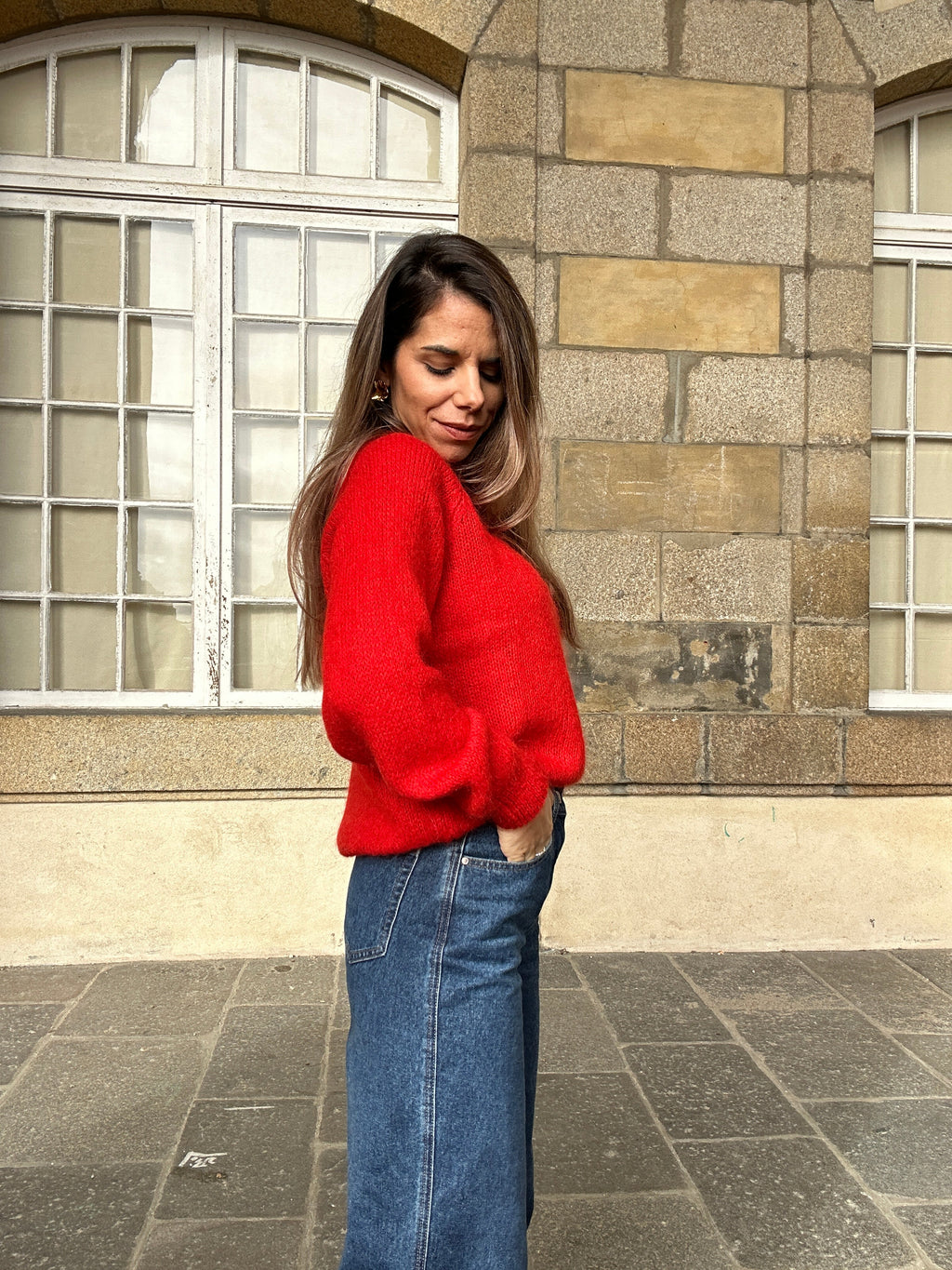 Anna Red Sweater