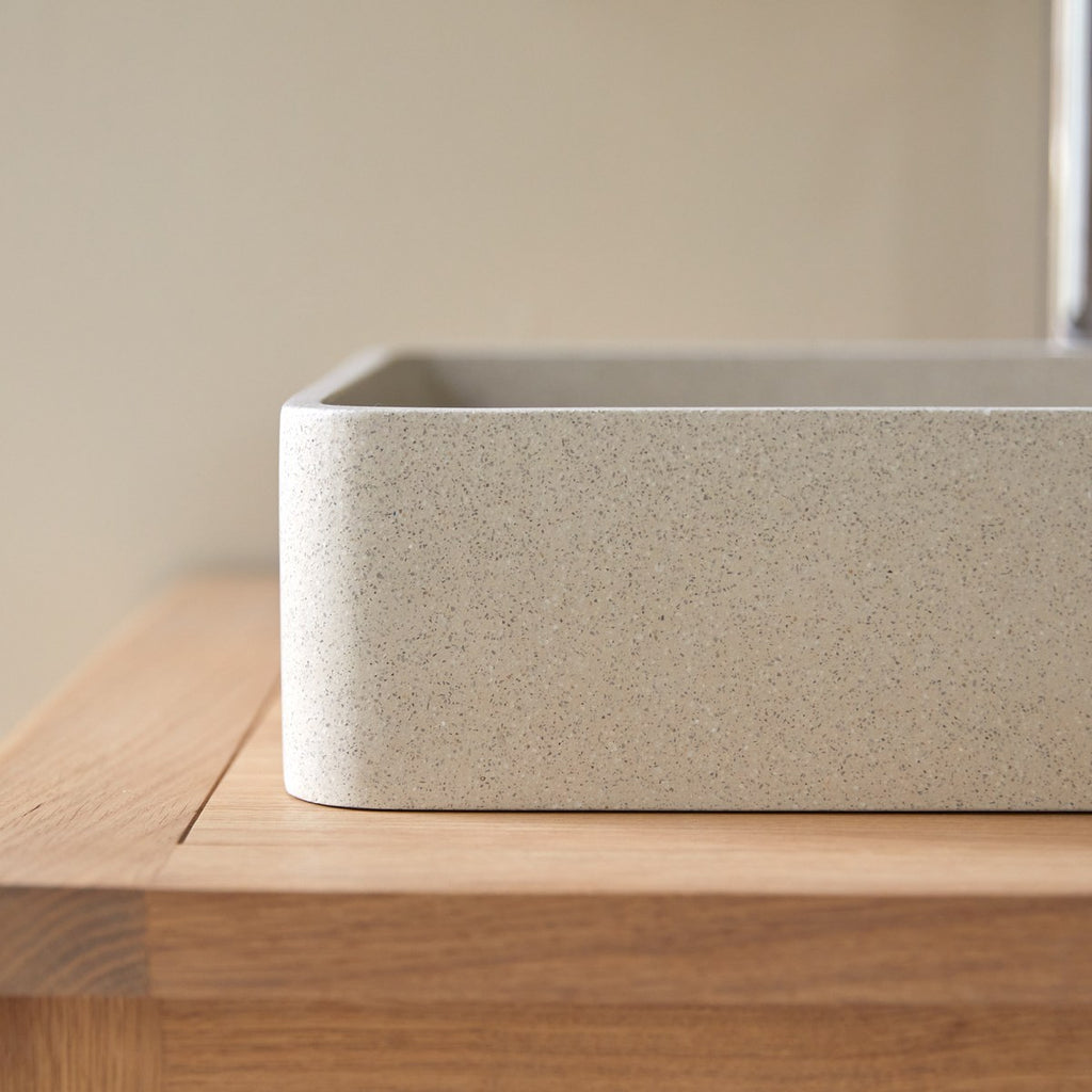 Iris - Vasque - Terrazzo - Beige