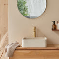 Thaïs - Vasque Carrée - Terrazzo - Beige