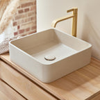 Thaïs - Vasque Carrée - Terrazzo - Beige