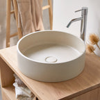 Gina - Vasque Ronde En Terrazzo - Beige