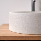 Gina - Vasque Ronde En Terrazzo - Beige