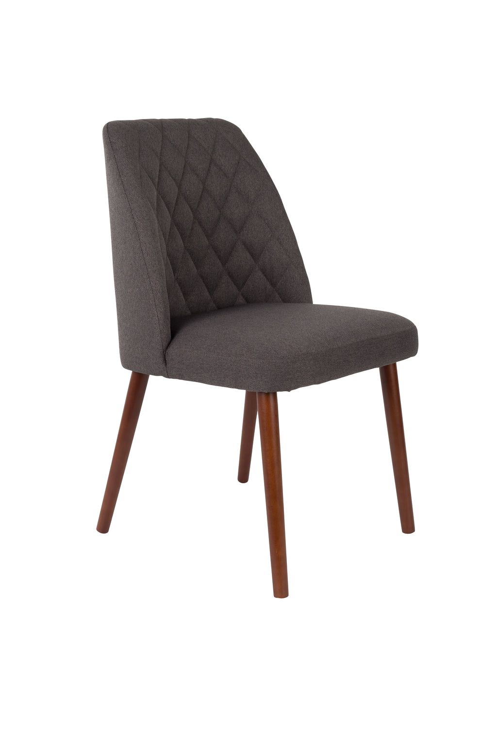 Conway - Chaise De Salle À Manger - Tissu - Gris Foncé