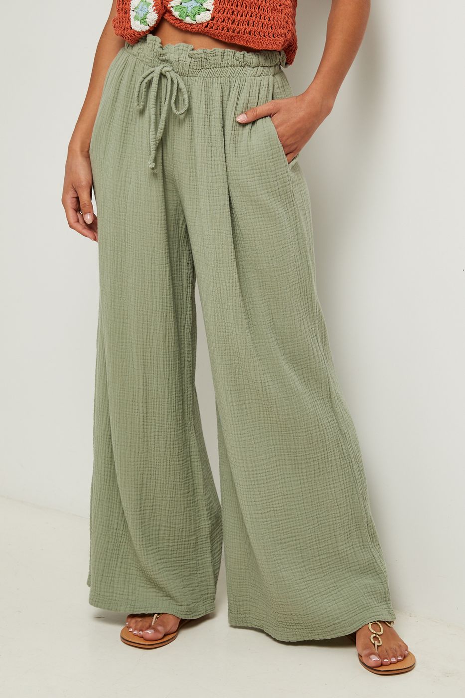 Pantalones - Caqui