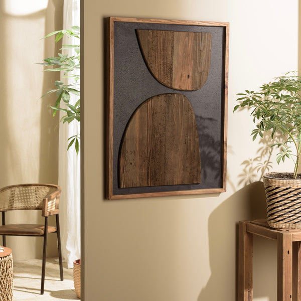 Sandy - Wanddecoratie - Donkerbruin