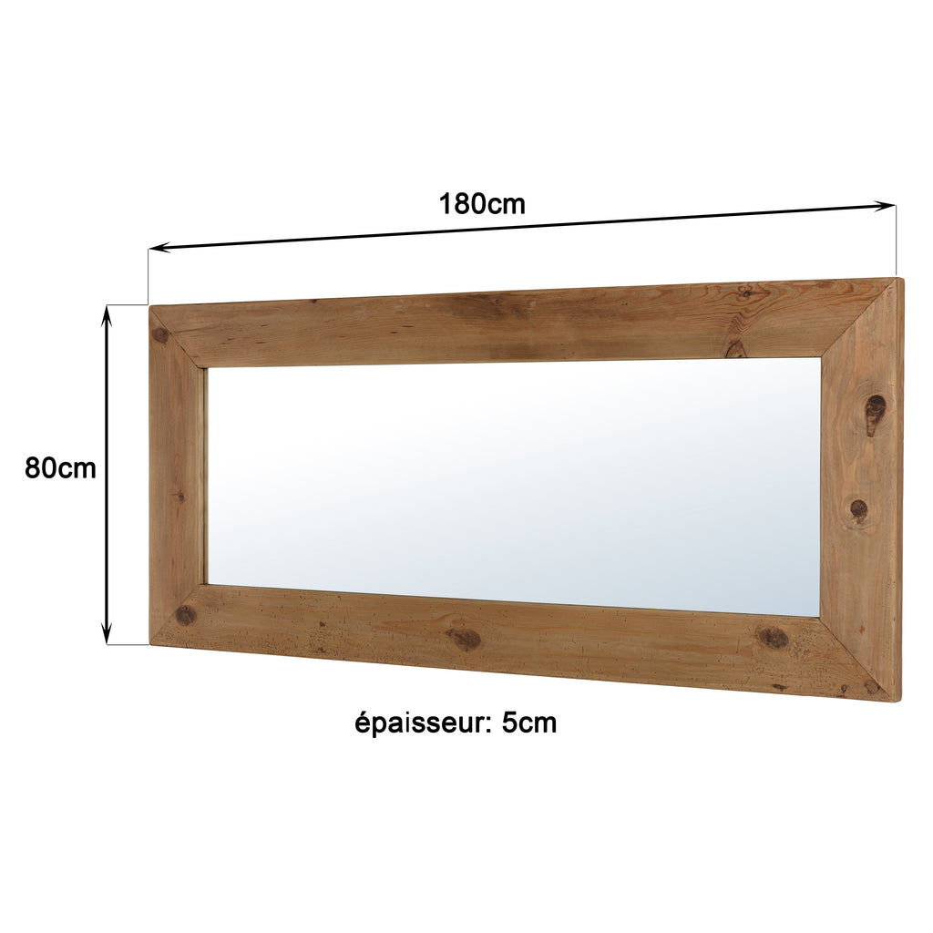 Sandy - Miroir - Marron