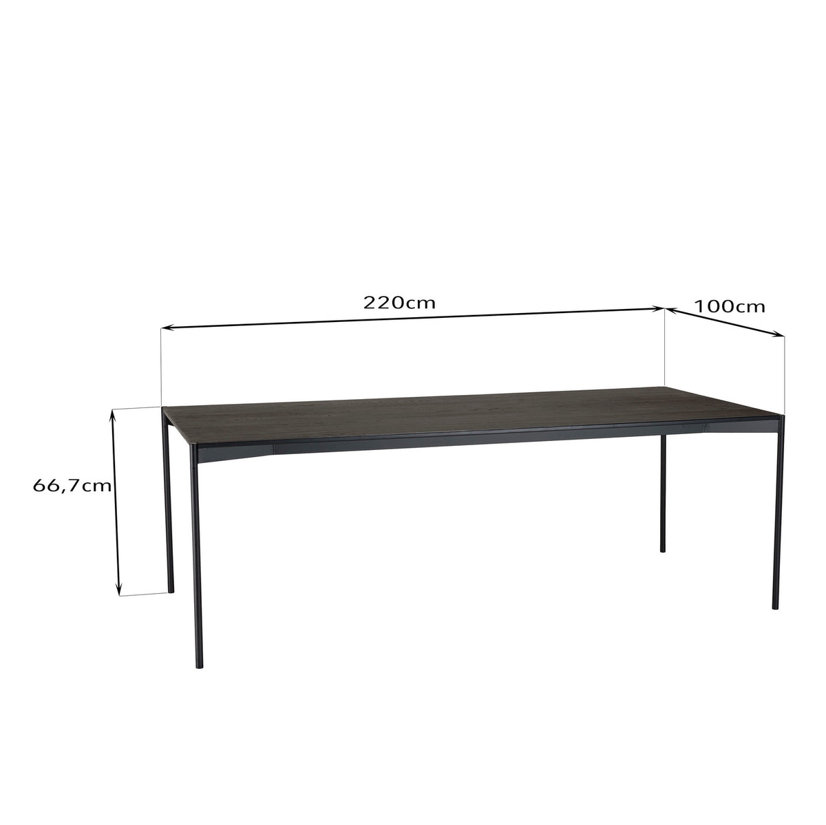 Daly - Mesa De Comedor - Negro