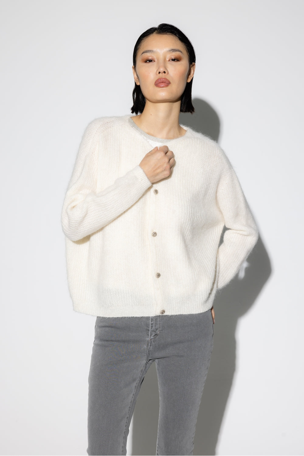 Le Cardigan Angelo Blanc