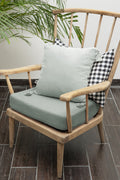 Gaïa - Coussin Déhoussable - Double Gaze De Coton Unie - Eucalyptus