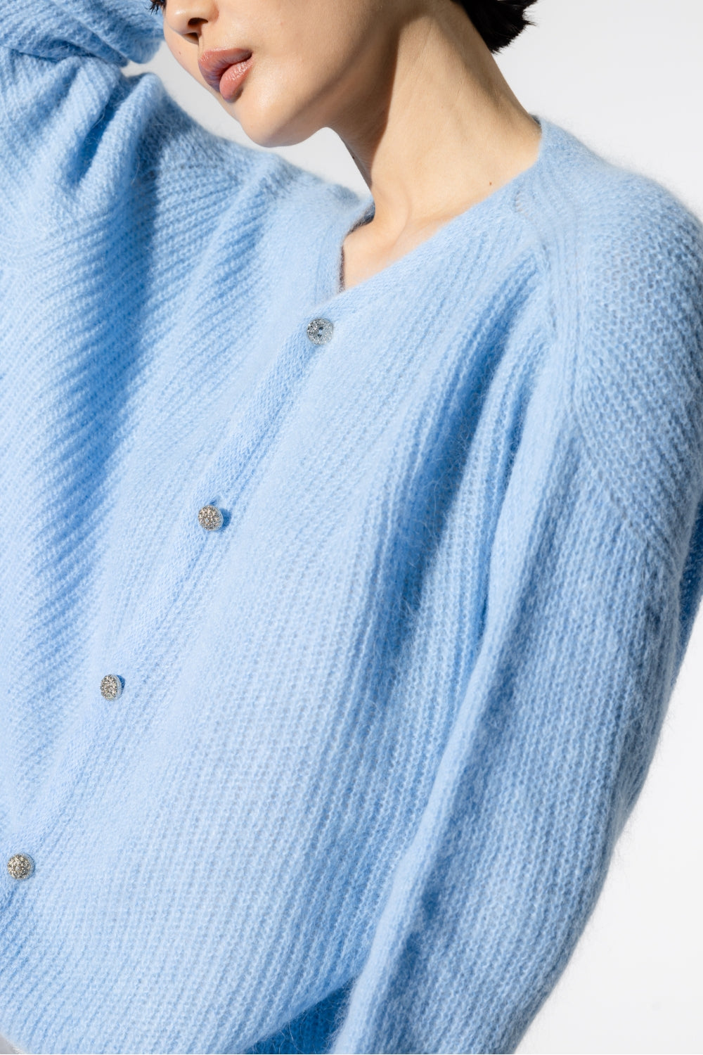 Le Cardigan Angelo Bleu Clair