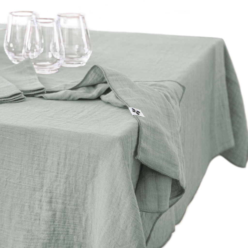 Gaïa - Rectangular Tablecloth - Eucalyptus