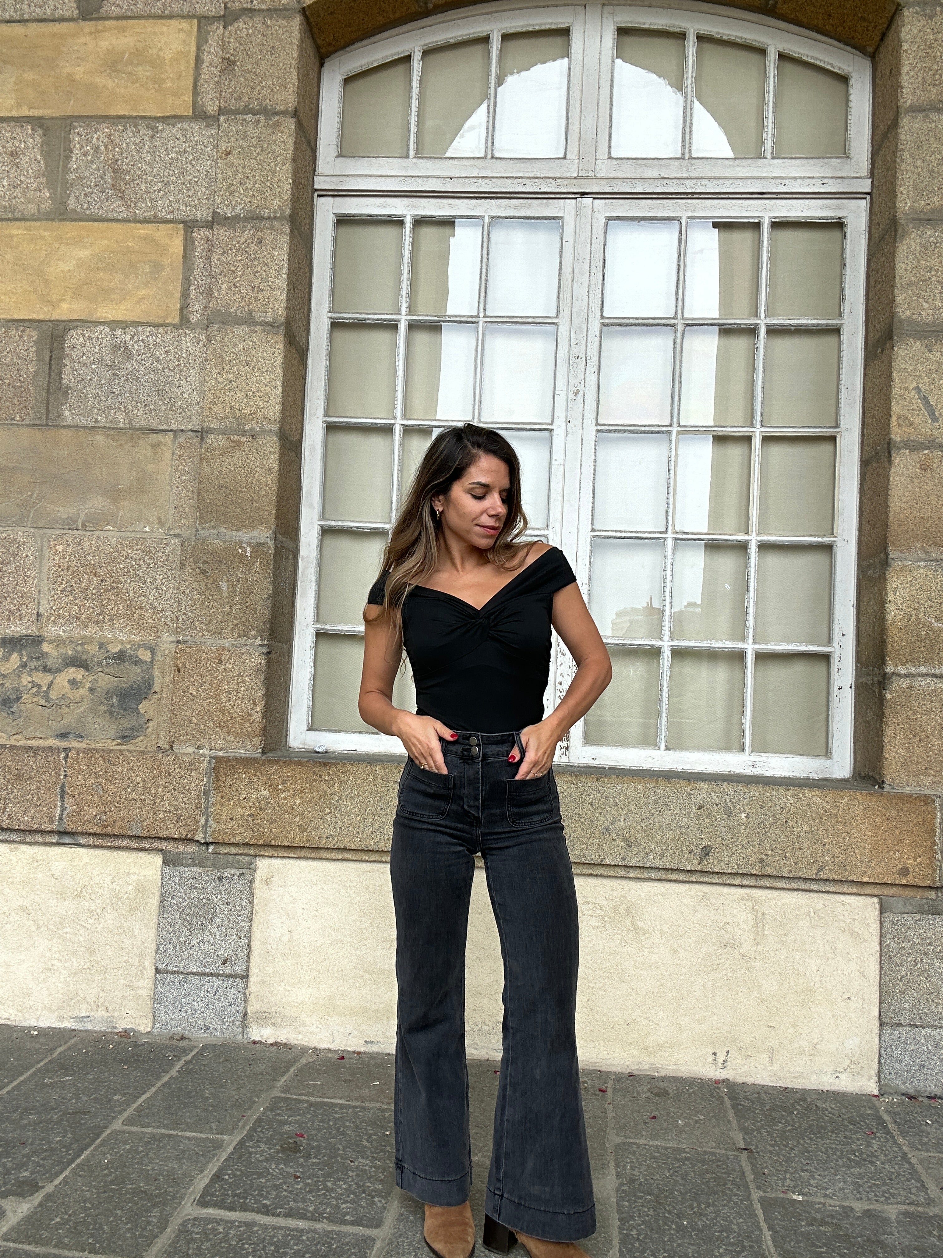 Top Carla Noir