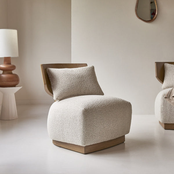 June - Lænestol - Mørk Mindi - Beige