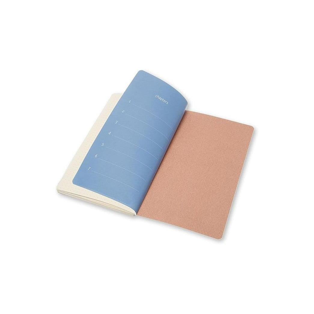 Carnet Chapters Slim Medium 9.5X18 - Pages Lignées - Vieux Rose