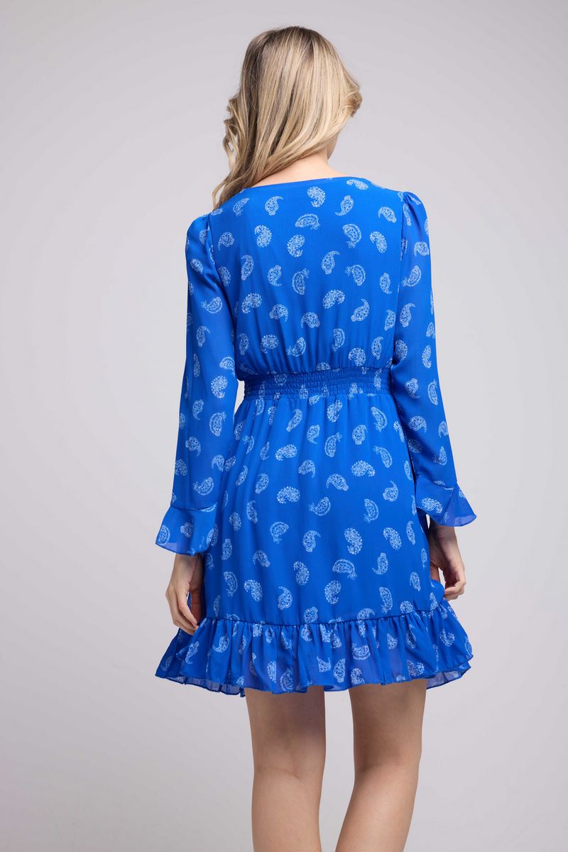 Robe Courte Manches Courtes - Vert