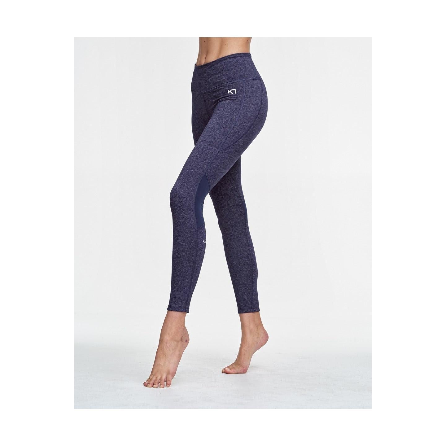 Collants De Course À Pied - Marin - Femme