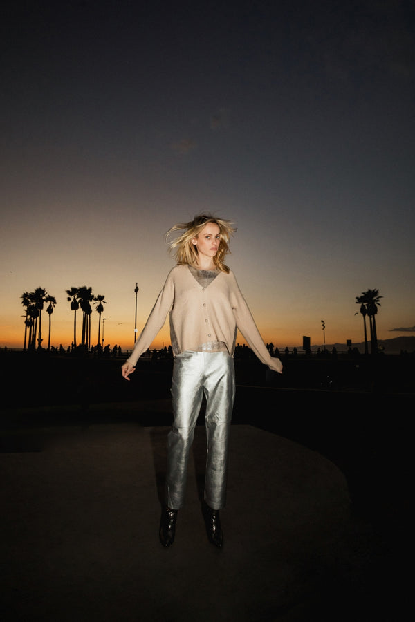 The Maurizio Beige Cardigan