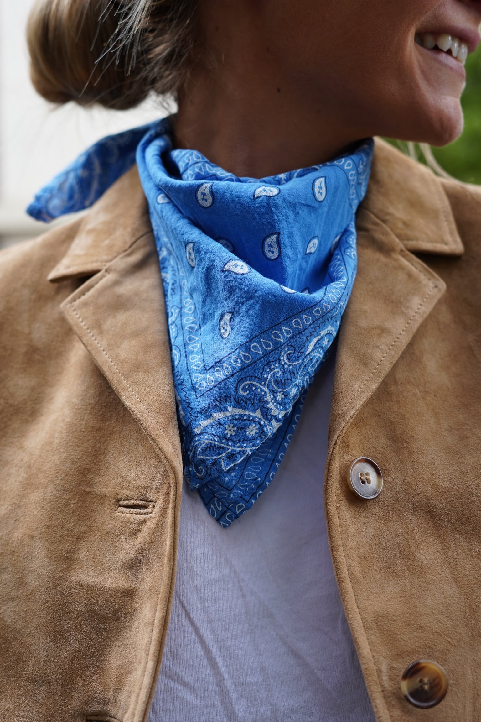 Pañuelo bandana azul