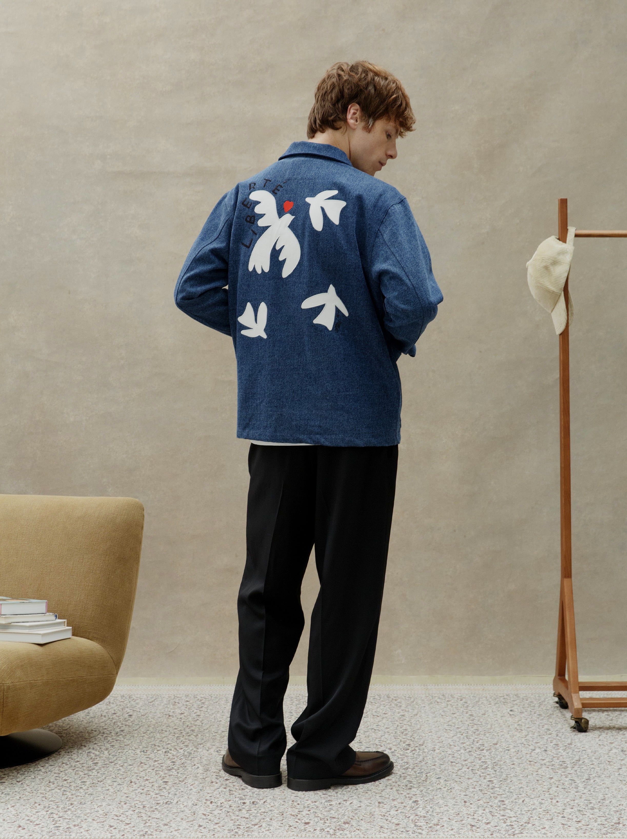 Liberty Denim Unisex Embroidered Jacket