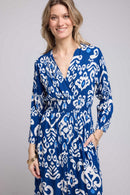 Robe Longue Manches Longues - Navy