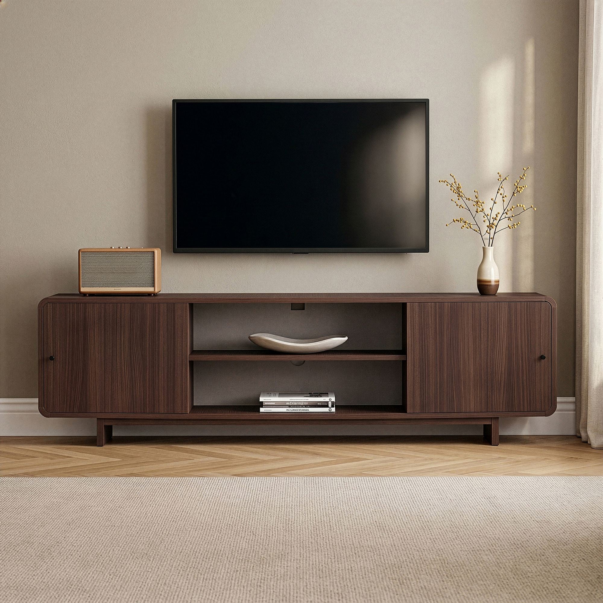 Mirel TV Unit - Walnut