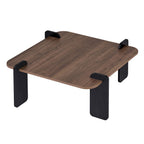 Marais Coffee Tables - Walnut / Black Wood