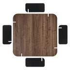 Marais Coffee Tables - Walnut / Black Wood
