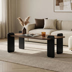 Coffee Tables Renard - Walnut / Black Wood
