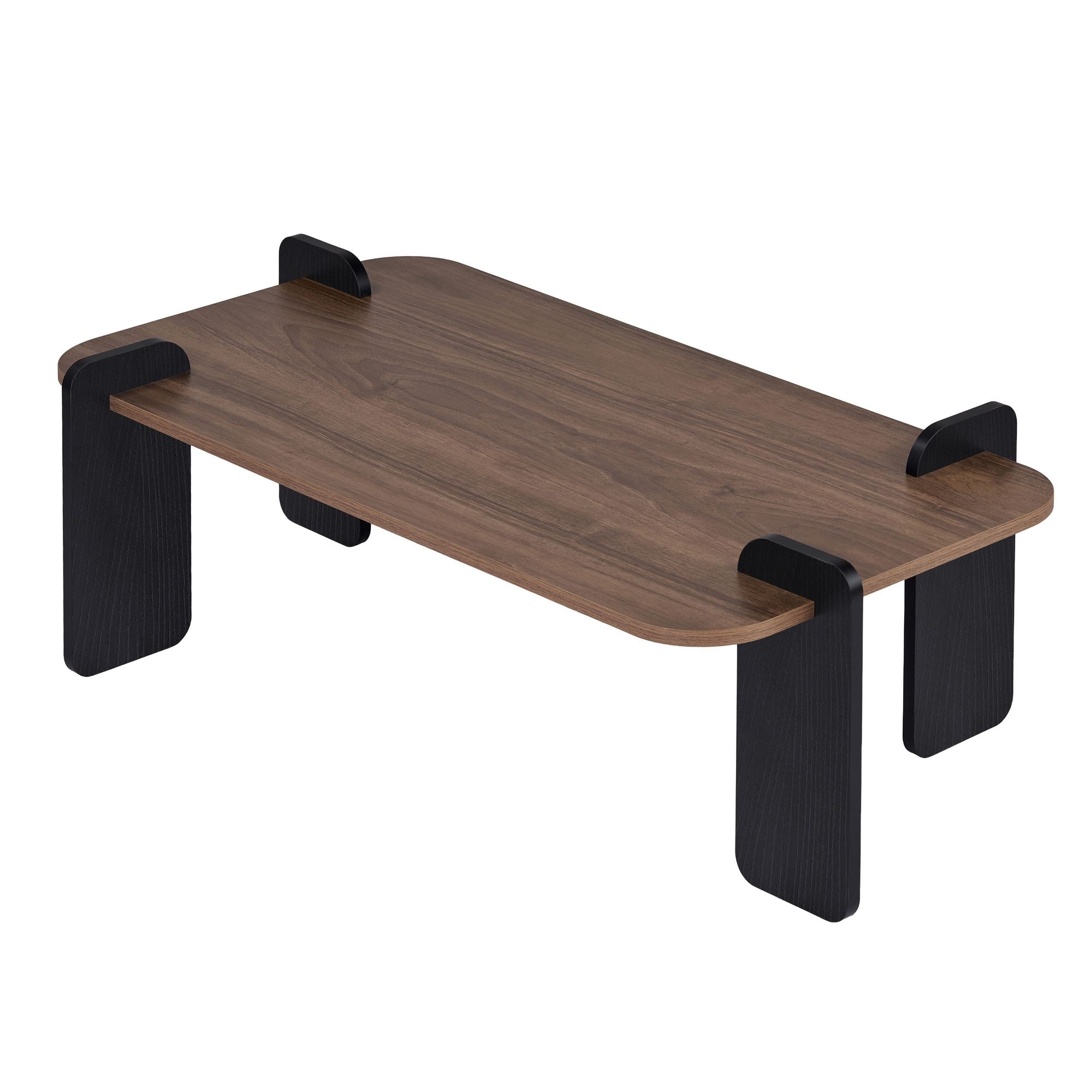Coffee Tables Renard - Walnut / Black Wood