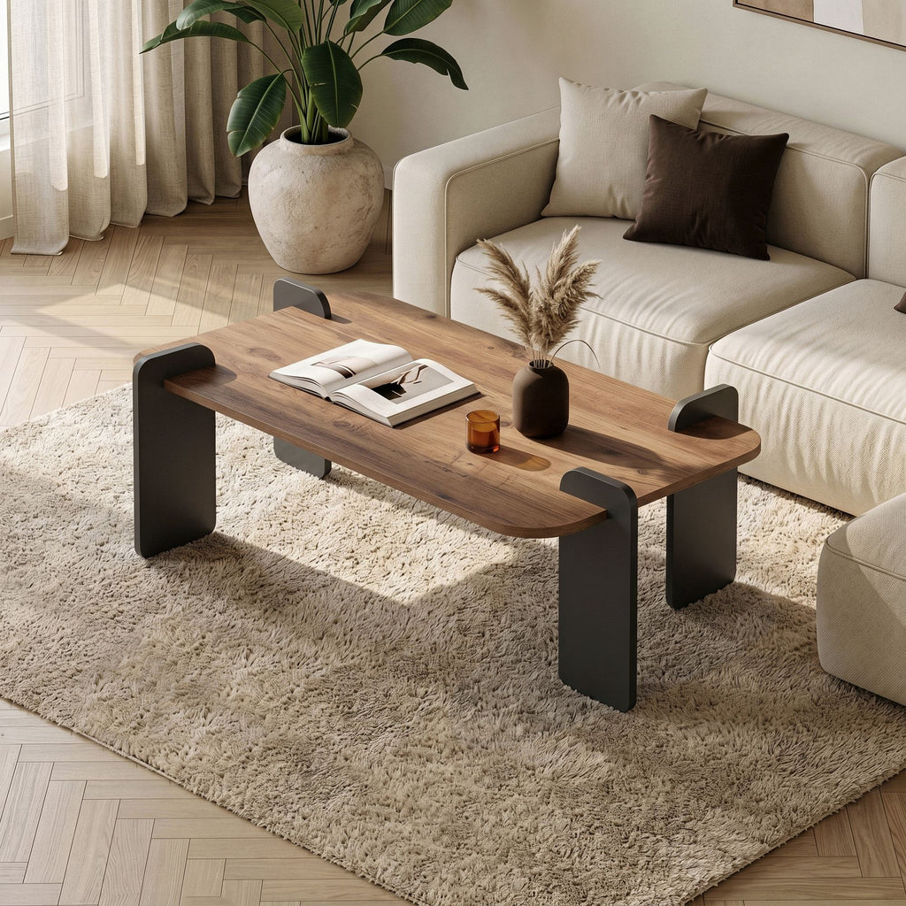 Renard Coffee Table - Atlantic Pine / Anthracite