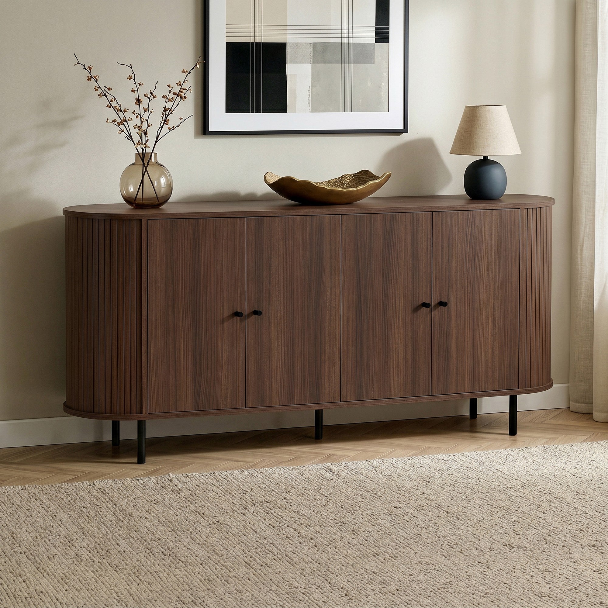 Noble Console Tables - Walnut