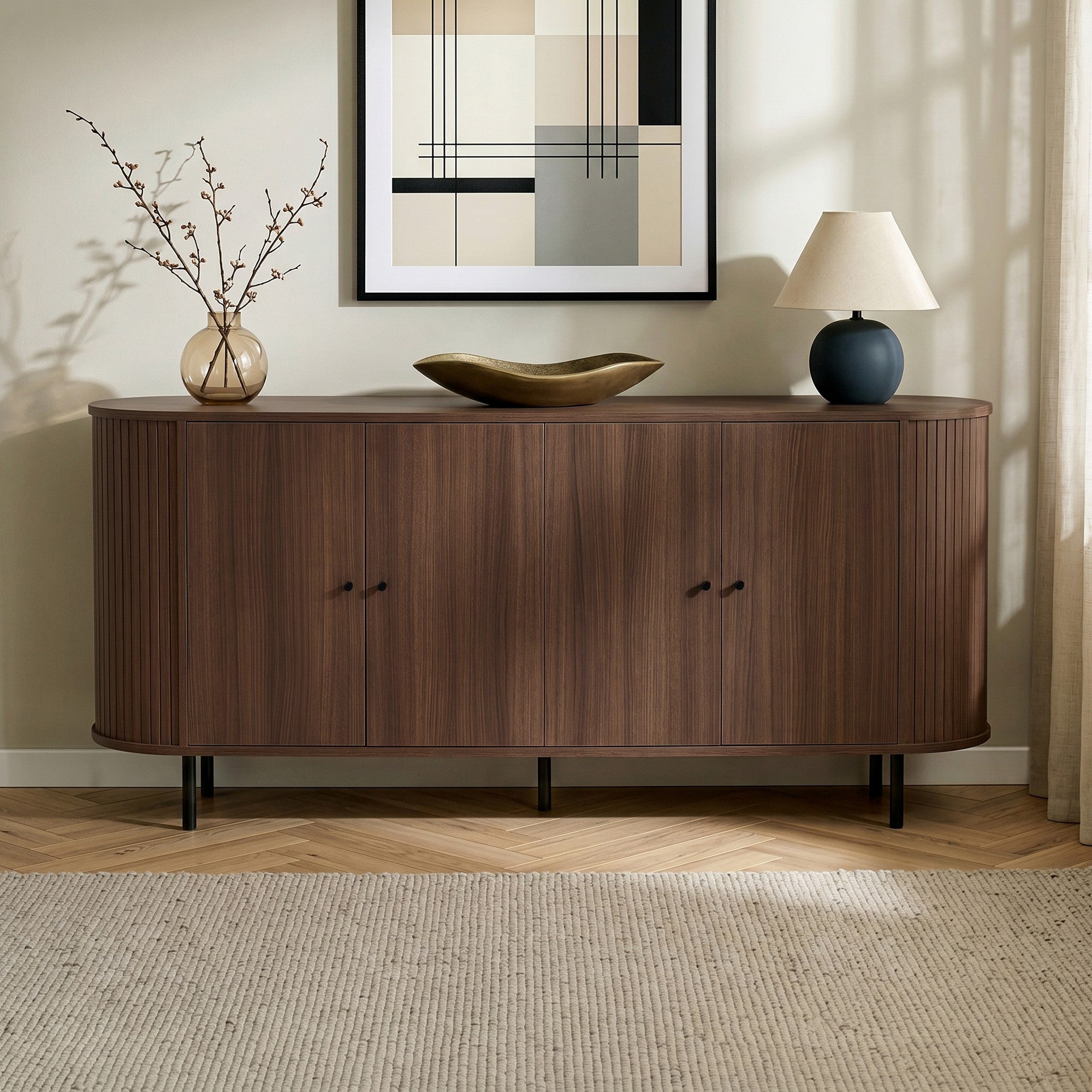 Noble Console Tables - Walnut
