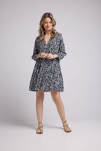 Short Dress Long Sleeves - Black