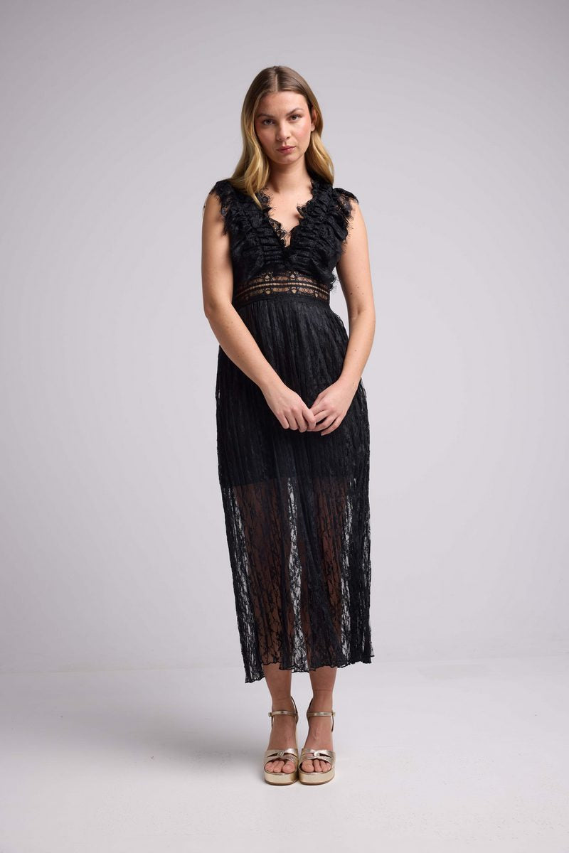 Vestido Largo - Negro