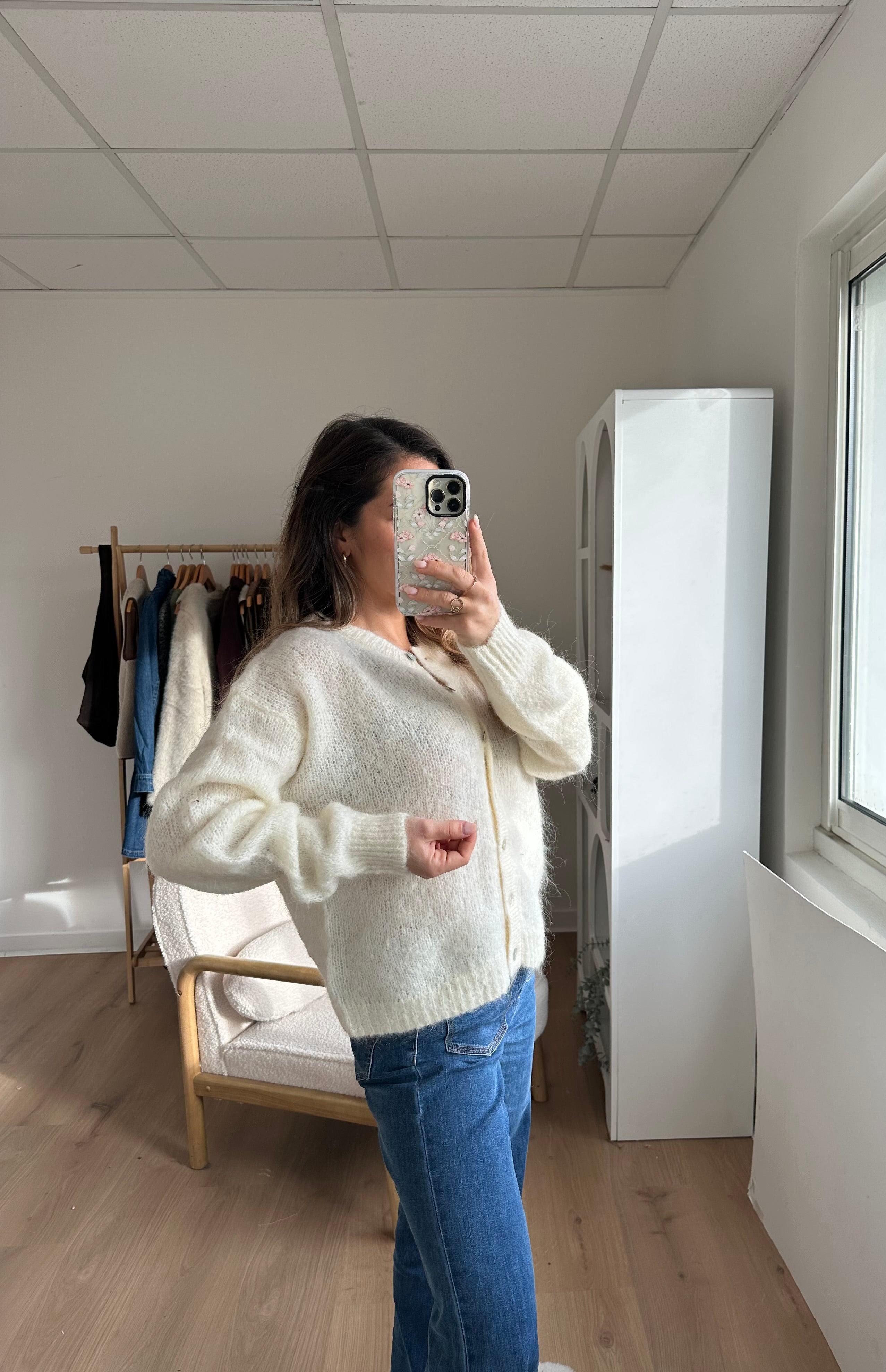 Cardigan Garance Écru