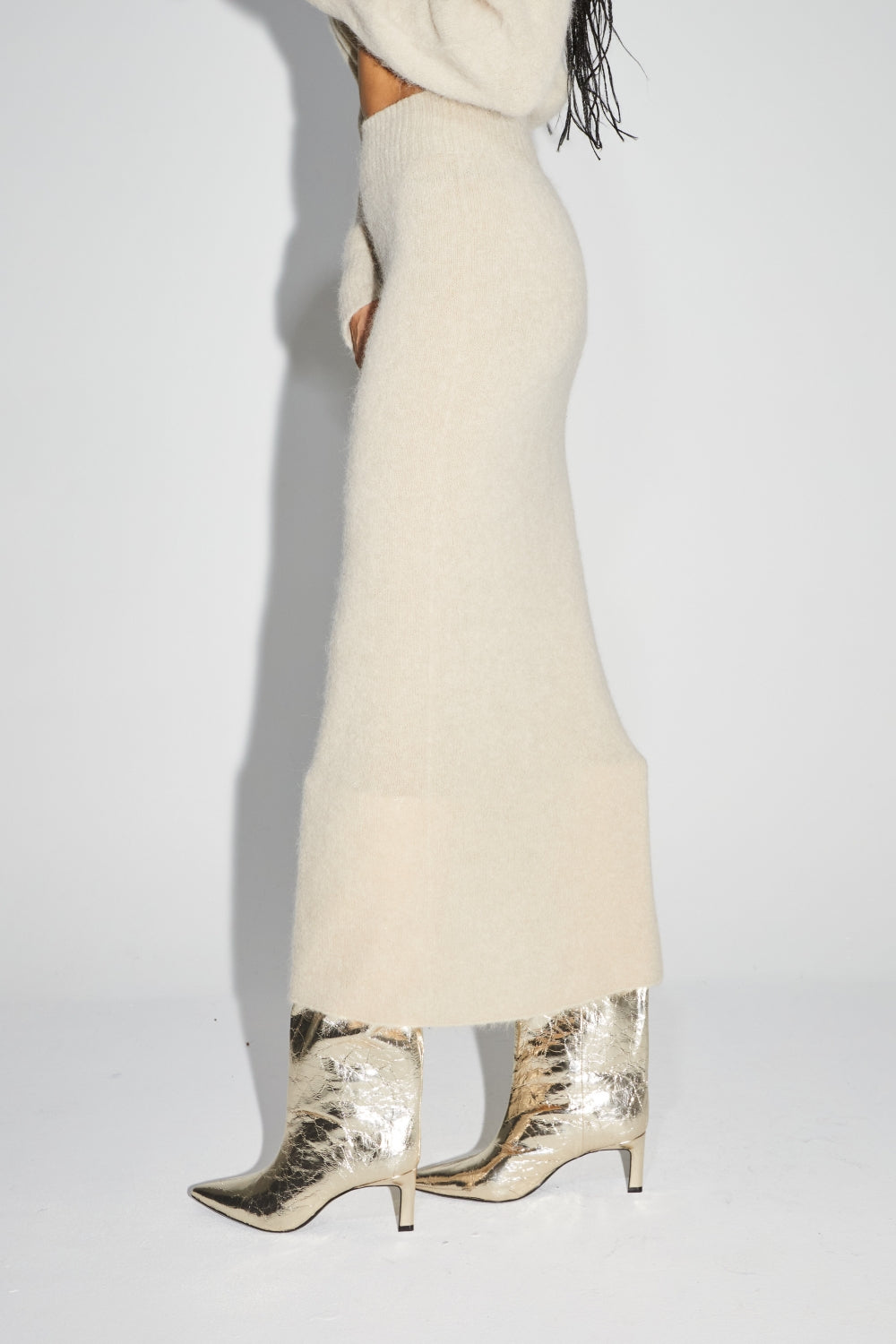 La falda de sirena beige Camille