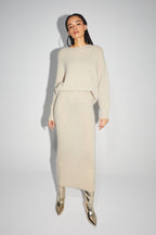 La falda de sirena beige Camille