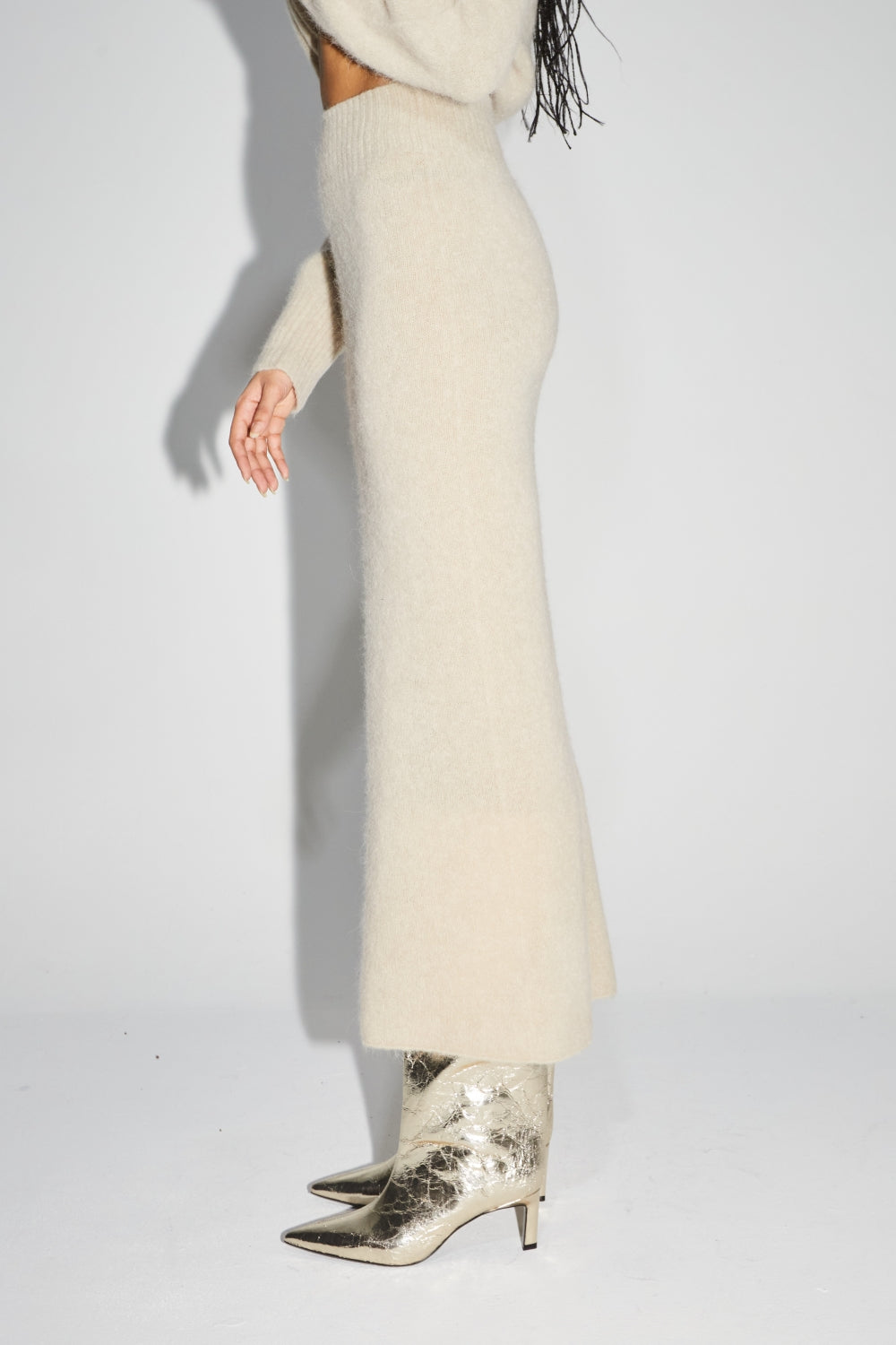 La falda de sirena beige Camille