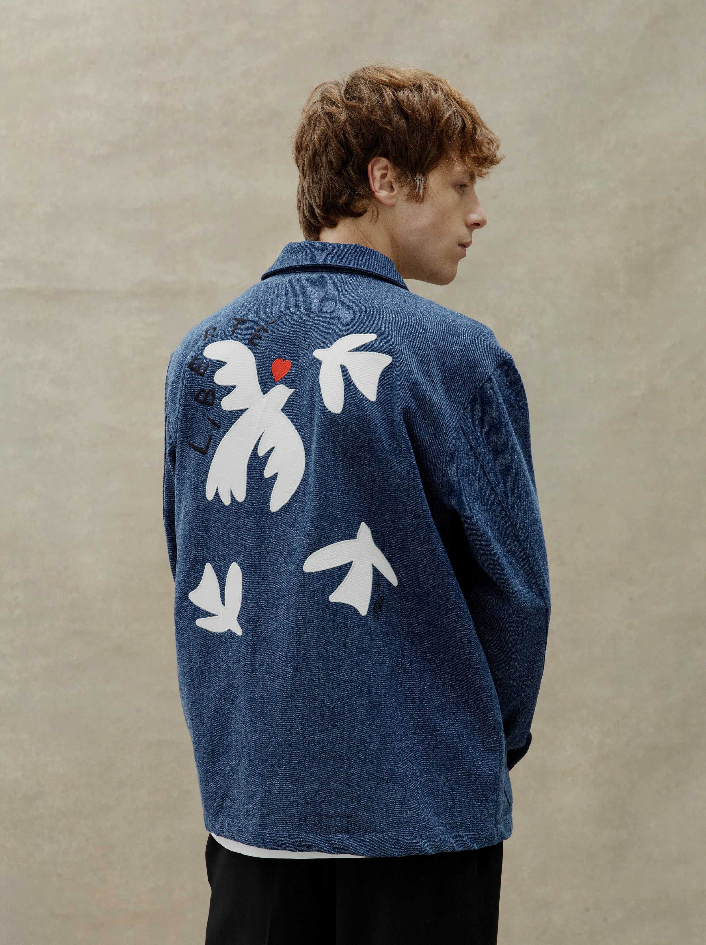 Liberty Denim Unisex Embroidered Jacket