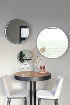 Raj Moyen - Miroir - Acier - Noir