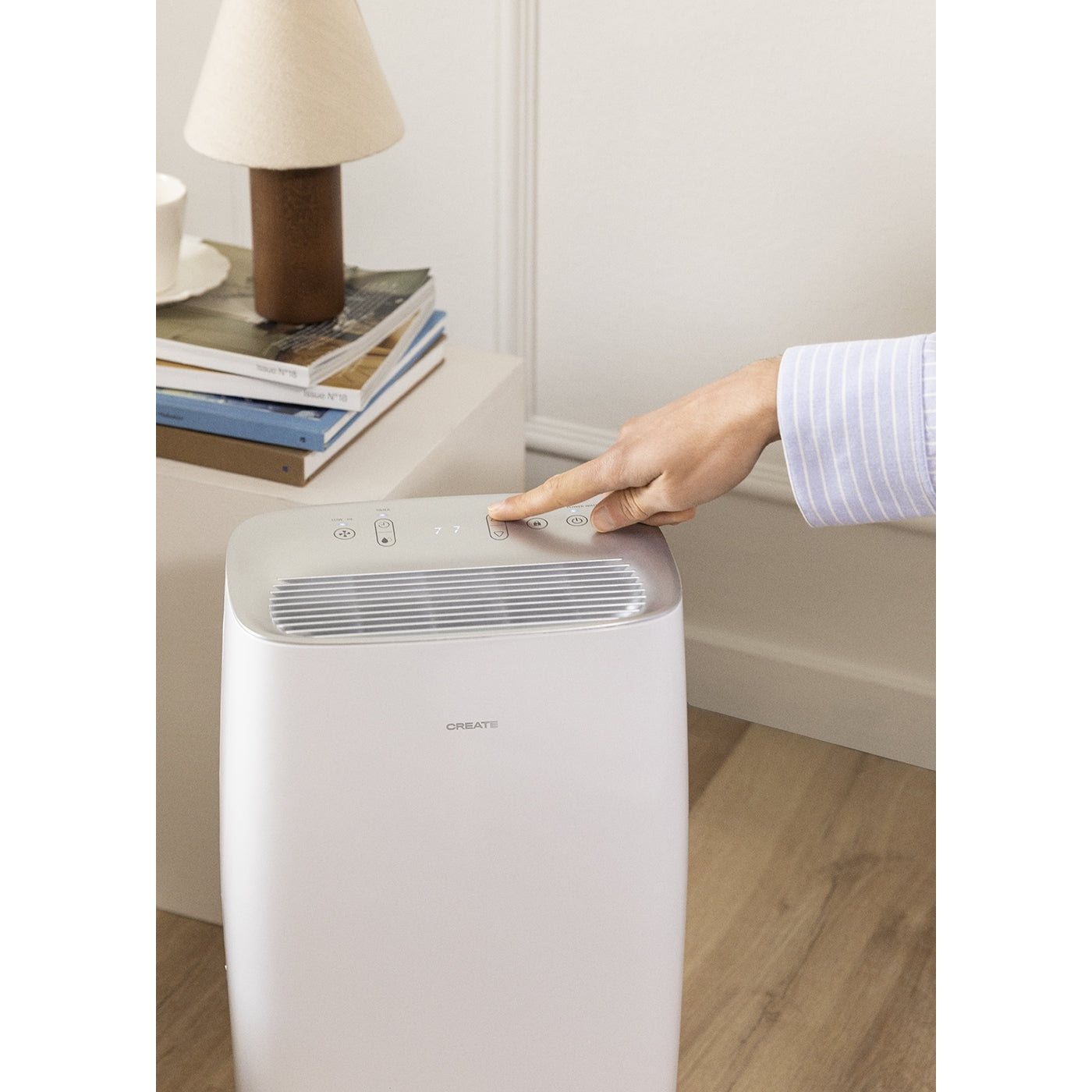 Dryzone Xl-Cubic - Déshumidificateur 10L/Jour 40M² - Blanc