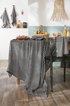 Rectangle Tablecloth - Cotton Gauze - Vickie - Truffle