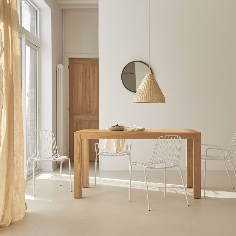 Eden - Table Rectangulaire 4-6 Pers. - Teck - Naturel