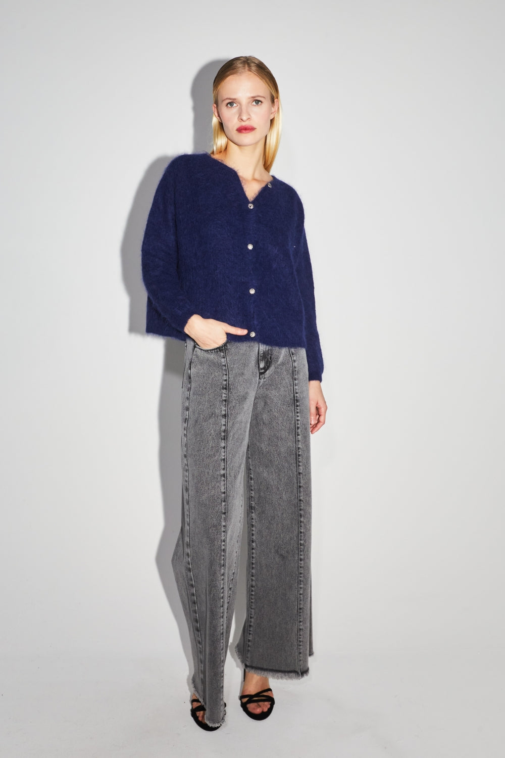 The Angelo Navy Cardigan