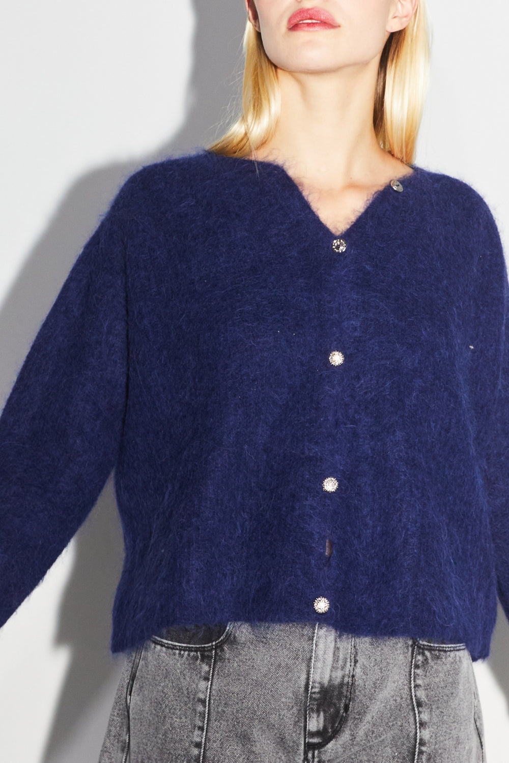 The Angelo Navy Cardigan