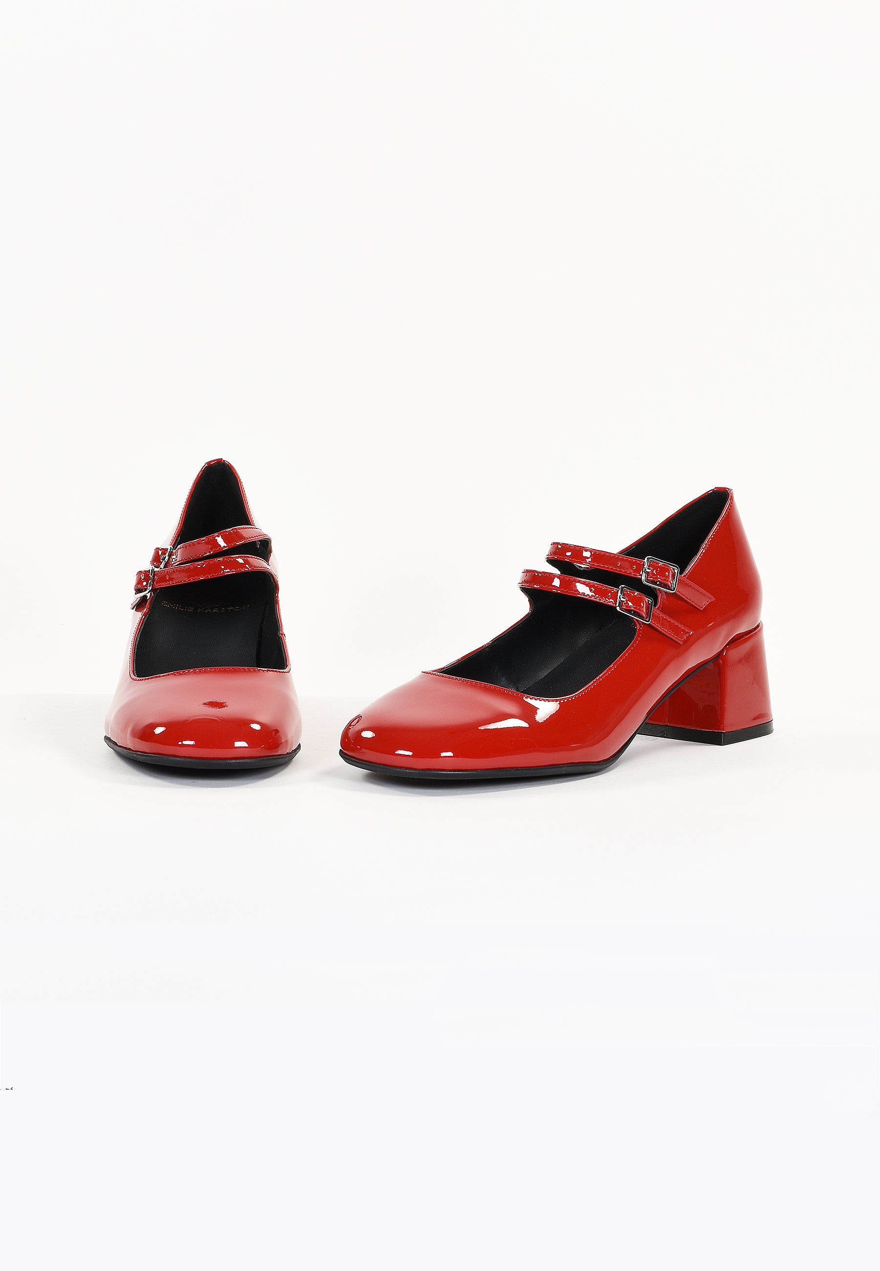 Jasmine Heels - Patent Red